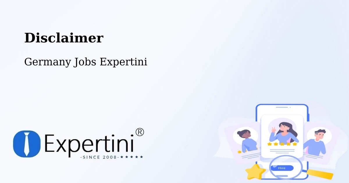 Disclaimer – Bolheim - Germany Jobs Expertini
