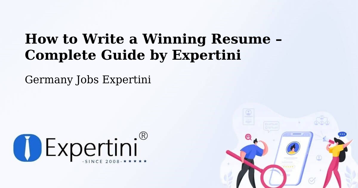 Resume Writing Guide for Job Seekers – Bolheim - Bolheim, Germany Jobs Expertini