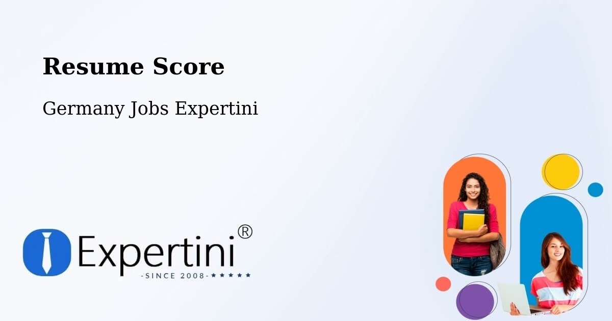 Resume Score & Job Description Match Tool – Bolheim - Germany Jobs Expertini